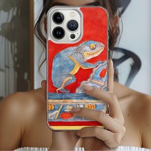iPhone 16 Pro Max case Mexican Anthropological Museum art.